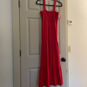 Loft red maxi dress - new condition